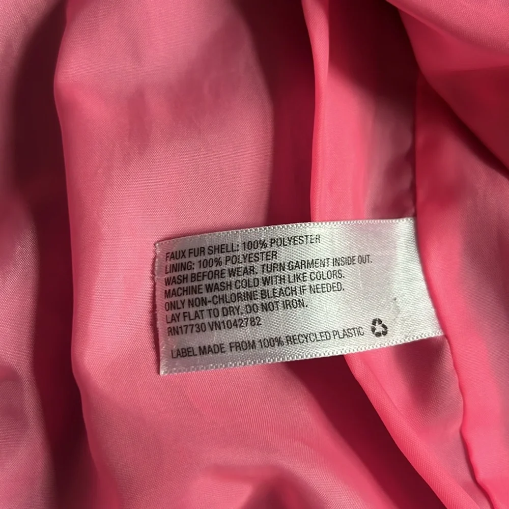Girls Faux Fur Jacket - 4/5